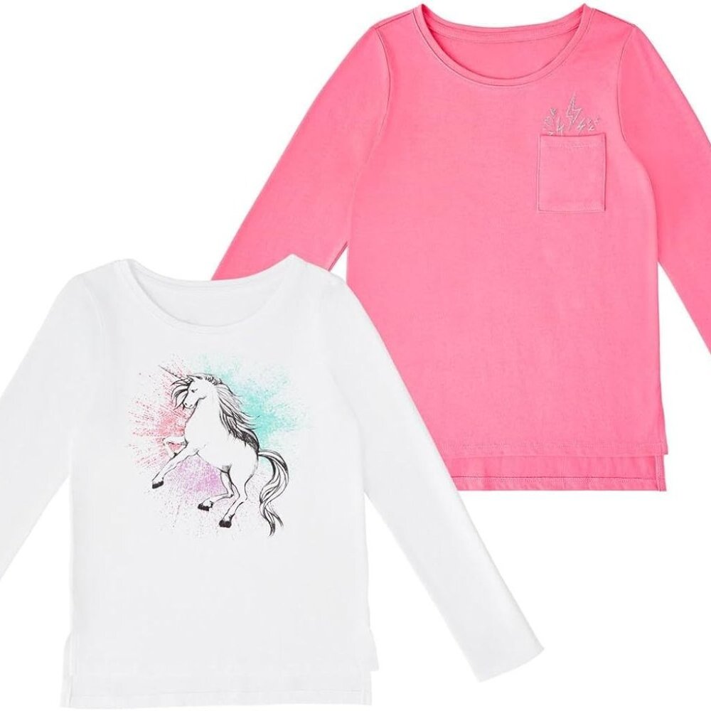 Member's Mark Bundle of 2 Unicorn 7/8 Long Sleeve T-Shirts